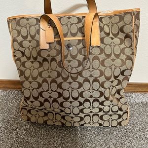 Coach Signature large tote